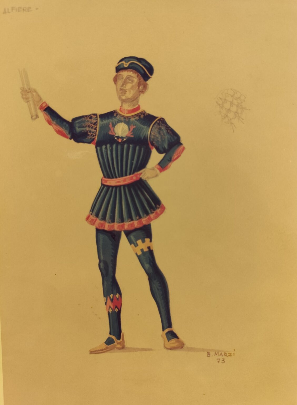 1981 - Bozzetto Alfiere